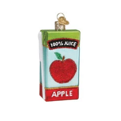 Apple Juice Box Ornament