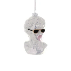 PRESALE: David Blowing Bubble Ornament 4.75"