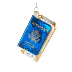 Passport Ornament 4.5"