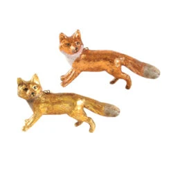 Copper Fox / Gold Fox Ornament 4"
