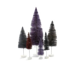 Purple Rainbow Trees (Set Of 6)