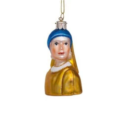 Vermeer Girl With A Pearl Earring Ornament