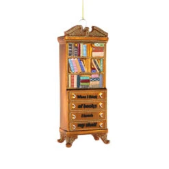 PRESALE: " When I Think Of Books " Ornament 5.5"